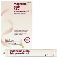 MAGNESIA CINFA 2,4 g SUSPENSION ORAL, 14 sobres - 1