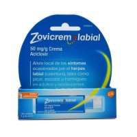 ZOVICREM LABIAL 50 mg/g CREMA, 1 frasco de 2 g - 1