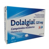 DOLALGIAL 125 mg COMPRIMIDOS RECUBIERTOS, 20 comprimidos - 1