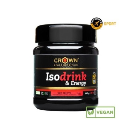 CROWN ISOTÓNICO DRINK&ENERGY FRUTOS ROJOS 640 GRAMOS - 1