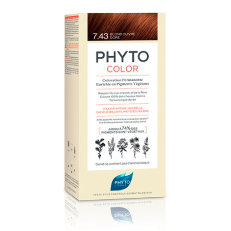 PHYTO TINTE 7.43 RUBIO COBRE - 1