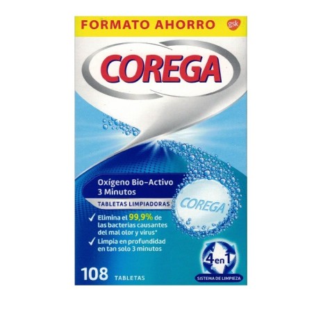 Corega Oxigeno Bio-Activo 108 tabletas - 1