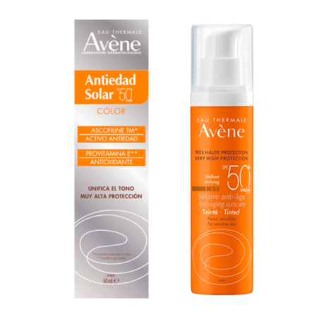 AVENE SPF50+ ANTIEDAD COLOR 50 ML - 1