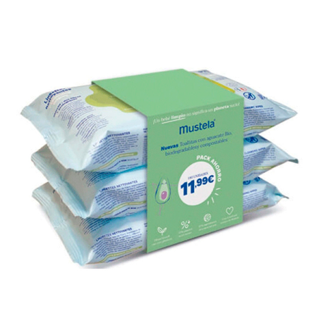 MUSTELA TOALLITAS RECAMBIO 3 X 60 U - 1