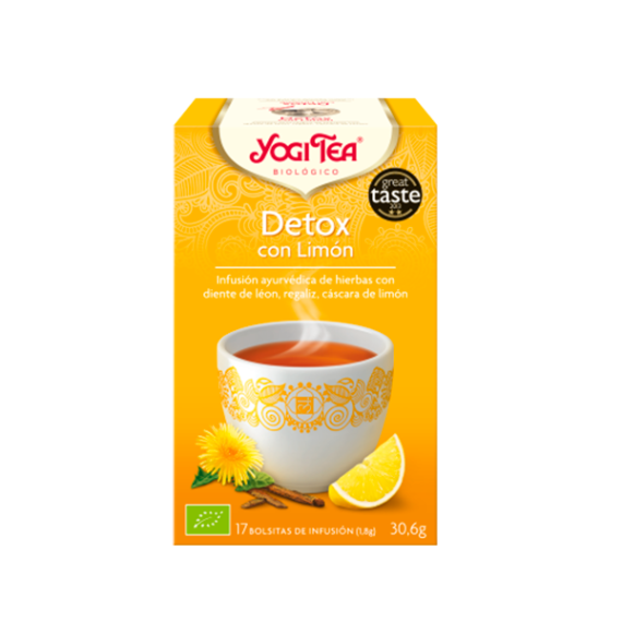 YOGI TEA DETOX CON LIMON 17 BOLSITAS - 1