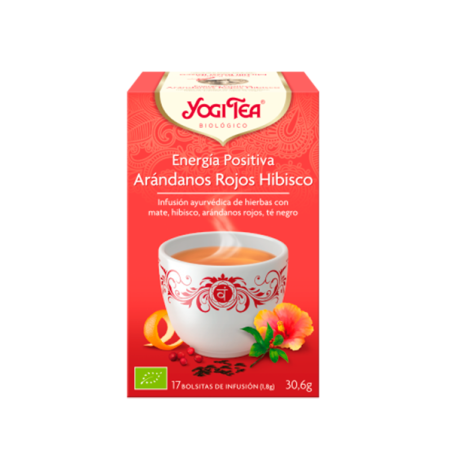 YOGI TEA ENERGIA POSITIVA ARANDANO 17 BOLSITAS - 1
