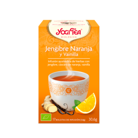 YOGI TEA JENGIBRE NARANJA Y VAINILLA 17 BOLSITAS - 1