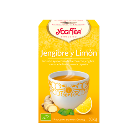 YOGI TEA JENGIBRE Y LIMON 17 BOLSITAS - 1