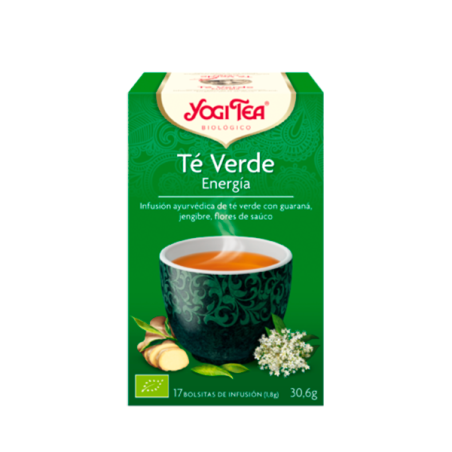 YOGI TEA TE VERDE ENERGIA 17 BOLSITAS - 1