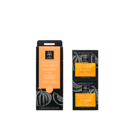 APIVITA MASCARILLA DETOX CON CALABAZA 2X8ML - 1