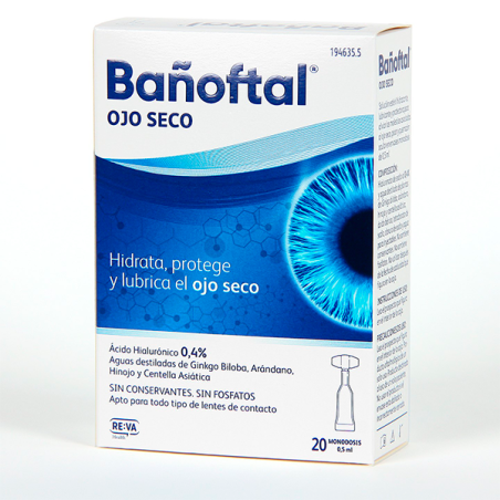 BAÑOFTAL OJO SECO 20 MONODOSIS - 1