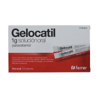 Gelocatil 1 gramo solución oral en sobres