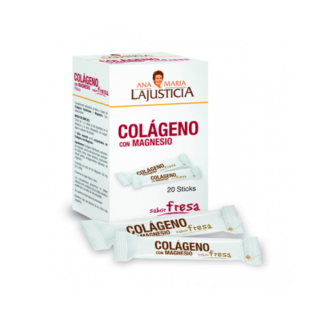LA JUSTICIA COLAGENO MAGNESIO FRESA 20 STICKS - 1