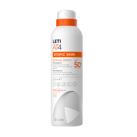 LETI AT4 ATOPIC SKIN DEFENSE SPRAY SPF50+ 200 ML - 1