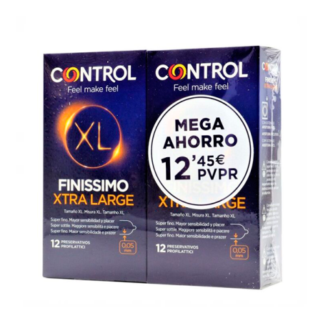 CONTROL FINISSIMO XTRA LARGE 2X12 U - 1