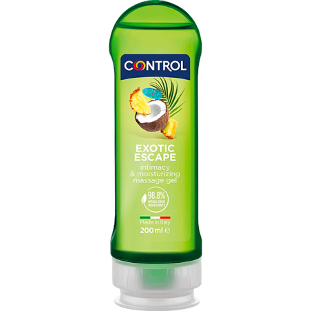 CONTROL GEL DE MASAJE EXOTIC ESCAPE  200 ML - 1