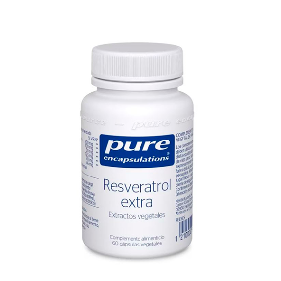 PURE ENCAPSULATIONS RESVERATROL EXTRA 60 CAPSULAS - 1