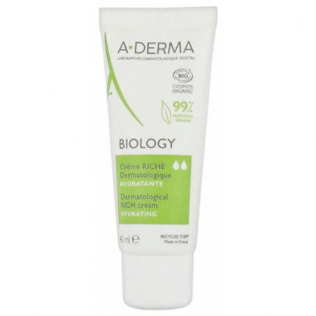 A-DERMA BIOLOGY CREMA RICA HIDRATANTE 40 ML - 1