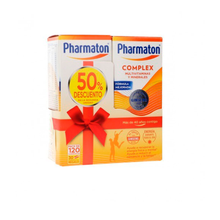 PHARMATON COMPLEX PACK 2 ENVASES 60 COMPRIMIDOS - 1