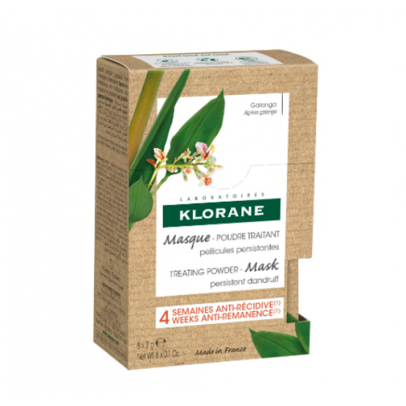 KLORANE CHAMPU MASCARILLA 2 EN 1 GALANGA 8 X 3 G