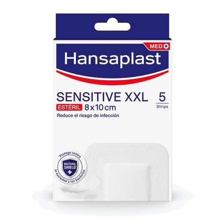 HANSAPLAST APOSITO SENSITIVE XXL 8X10 CM 5 U