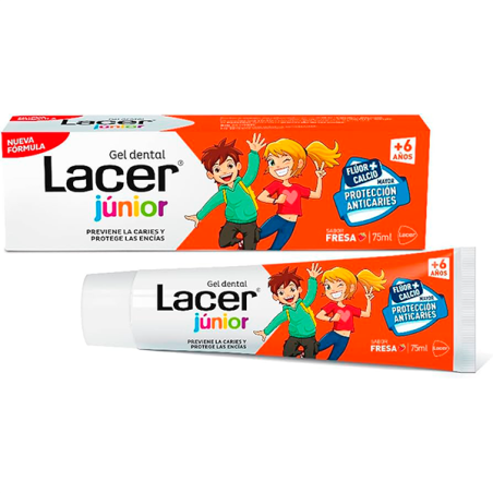 LACER JUNIOR GEL DENTAL 75 ML FRESA