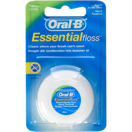ORAL-B ESSENTIAL FLOSS FLUOR MENTA 50 M