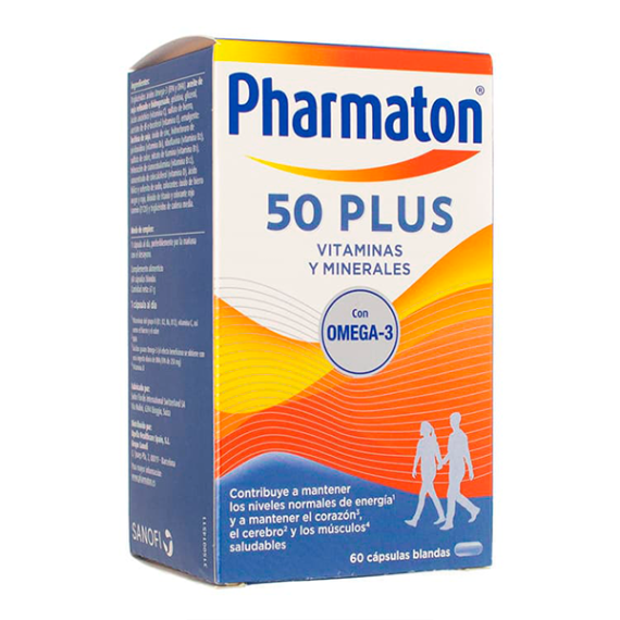 PHARMATON 50 PLUS 60 CAPS