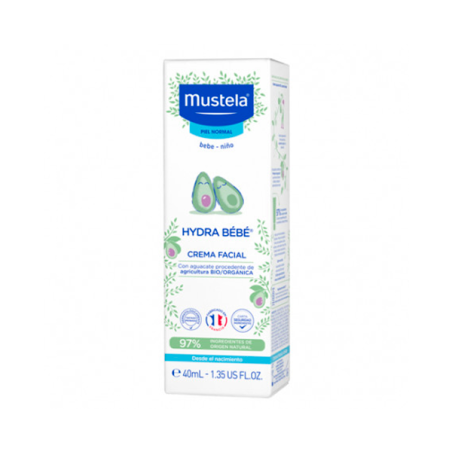 MUSTELA HYDRA BEBE CREMA CARA 40 ML