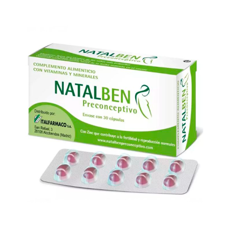 NATALBEN PRECONCEPTIVO 30 CAPS