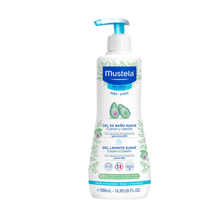 MUSTELA GEL DE BAÑO SUAVE 500 ML