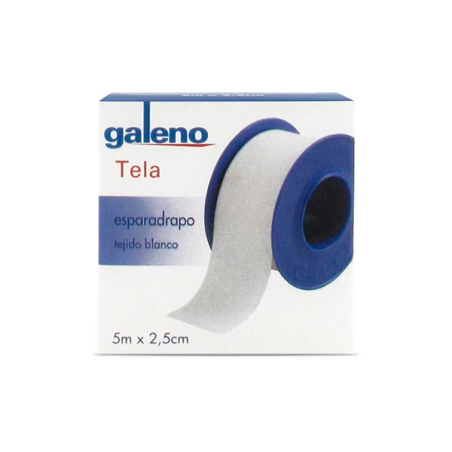 GALENO ESPARADRAPO TELA BLANCO 5 M X 2,5 CM