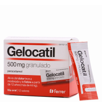 GELOCATIL 500 mg GRANULADO, 12 sobres