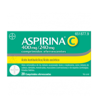 ASPIRINA C 400 mg/240 mg COMPRIMIDOS EFERVESCENT