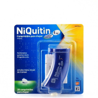 NIQUITIN 4 mg COMPRIMIDOS PARA CHUPAR SABOR MENT