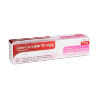 GINE-CANESTEN 20 mg/g CREMA VAGINAL, 1 tubo de 2