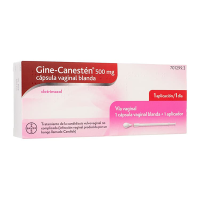 GINE-CANESTEN 500 MG CAPSULA VAGINAL BLANDA, 1 c