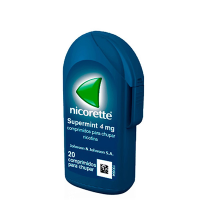 NICORETTE SUPERMINT 4 mg COMPRIMIDOS PARA CHUPAR