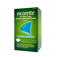 NICORETTE ICE MINT 2 MGR 105 CHICLES