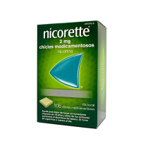 NICORETTE 2 mg CHICLES MEDICAMENTOSOS, 105 chicl