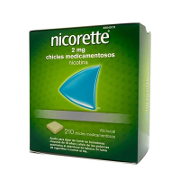 NICORETTE 2 mg CHICLES MEDICAMENTOSOS, 210 chicl