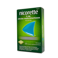 NICORETTE 2 mg CHICLES MEDICAMENTOSOS, 30 chicle