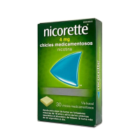 NICORETTE 4 mg CHICLES MEDICAMENTOSOS, 30 chicle