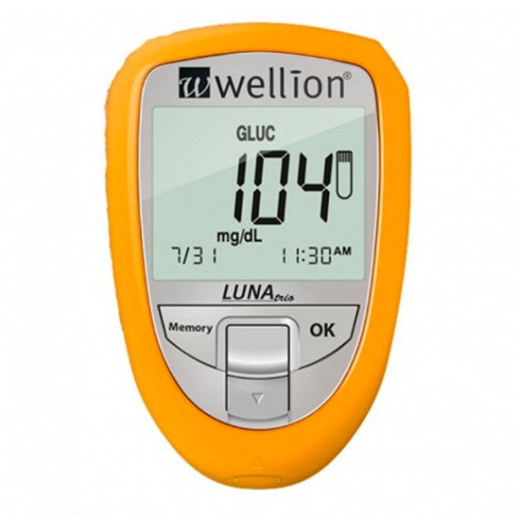 WELLION LUNA TRIO 3 EN 1 COLOR AMARILLO