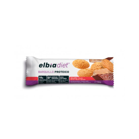ELBIADIET BARQUILLO PROTEICO SABOR GALLETA 1UD