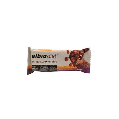 ELBIADIET BARQUILLO PROTEICO AVELLANA 1UD