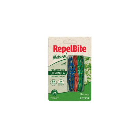 RepelBite Natural Pulsera Cuerda Citronela