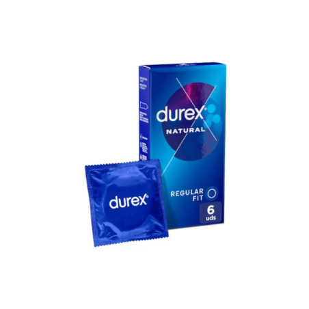 DUREX PRESERVATIVO NATURAL PLUS 6 U