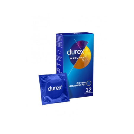 DUREX PRESERVATIVO NATURAL XL 12 U