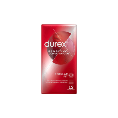 DUREX PRESERVATIVO SENSITIVO CONTACTO TOTAL 12 U